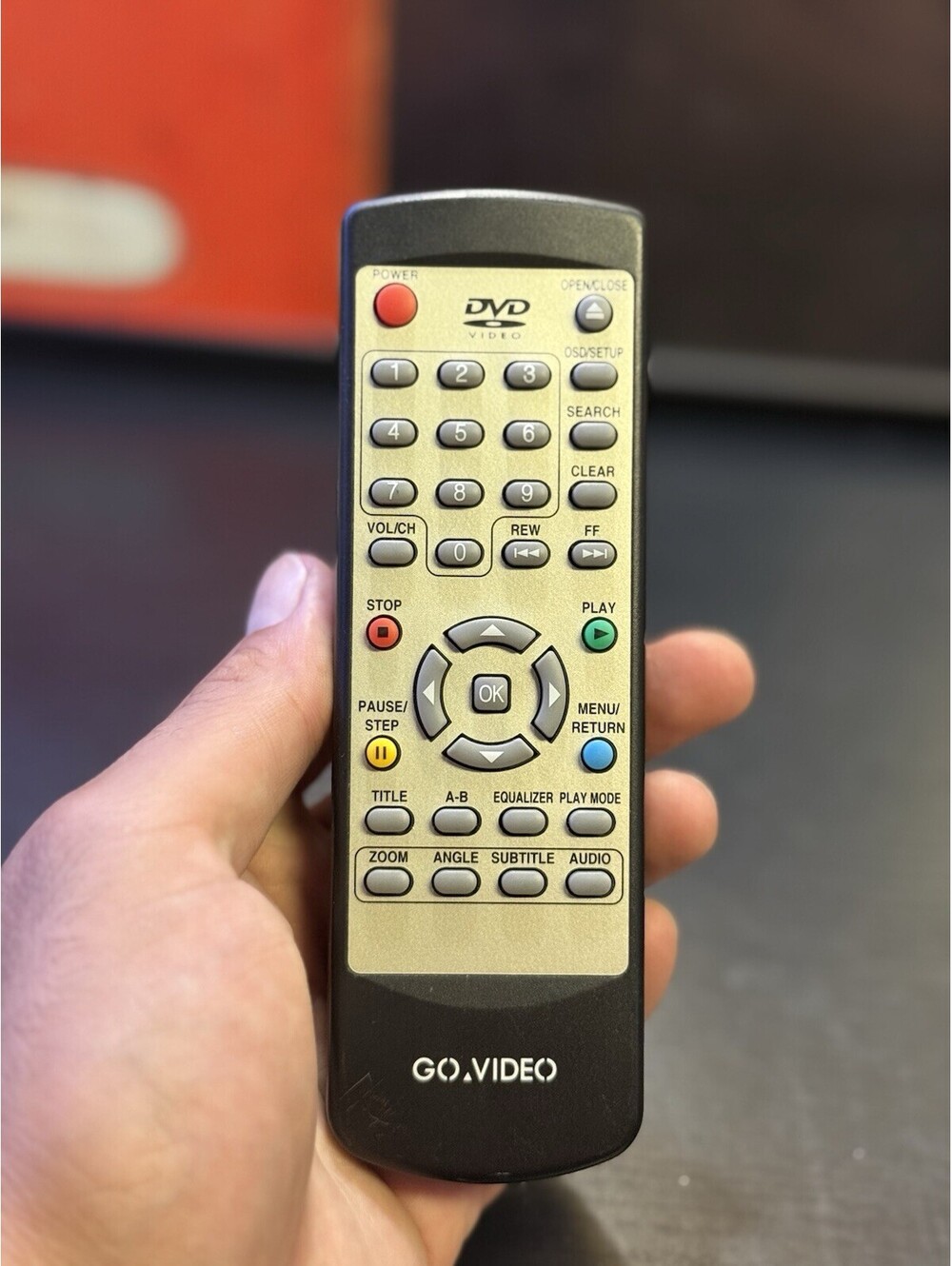 Go.Video GOV-RMT111 OEM DVD Player Remote Control Genuine Replacement